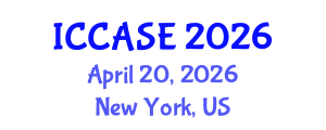 International Conference on Control, Automation and Systems Engineering (ICCASE) April 20, 2026 - New York, United States International Conference on Control, Automation and Systems Engineering (ICCASE) April 20, 2026 - New York, United States