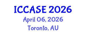 International Conference on Control, Automation and Systems Engineering (ICCASE) April 06, 2026 - Toronto, Australia International Conference on Control, Automation and Systems Engineering (ICCASE) April 06, 2026 - Toronto, Australia