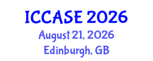 International Conference on Control, Automation and Systems Engineering (ICCASE) August 21, 2026 - Edinburgh, United Kingdom International Conference on Control, Automation and Systems Engineering (ICCASE) August 21, 2026 - Edinburgh, United Kingdom