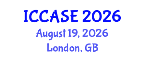 International Conference on Control, Automation and Systems Engineering (ICCASE) August 19, 2026 - London, United Kingdom International Conference on Control, Automation and Systems Engineering (ICCASE) August 19, 2026 - London, United Kingdom