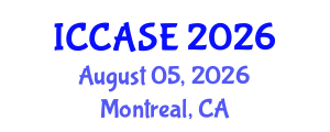 International Conference on Control, Automation and Systems Engineering (ICCASE) August 05, 2026 - Montreal, Canada International Conference on Control, Automation and Systems Engineering (ICCASE) August 05, 2026 - Montreal, Canada