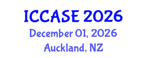 International Conference on Control, Automation and Systems Engineering (ICCASE) December 01, 2026 - Auckland, New Zealand International Conference on Control, Automation and Systems Engineering (ICCASE) December 01, 2026 - Auckland, New Zealand