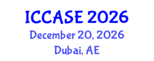 International Conference on Control, Automation and Systems Engineering (ICCASE) December 20, 2026 - Dubai, United Arab Emirates