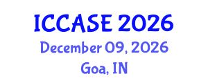 International Conference on Control, Automation and Systems Engineering (ICCASE) December 09, 2026 - Goa, India International Conference on Control, Automation and Systems Engineering (ICCASE) December 09, 2026 - Goa, India