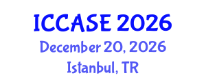 International Conference on Control, Automation and Systems Engineering (ICCASE) December 20, 2026 - Istanbul, Turkey International Conference on Control, Automation and Systems Engineering (ICCASE) December 20, 2026 - Istanbul, Turkey