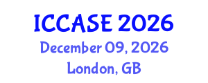 International Conference on Control, Automation and Systems Engineering (ICCASE) December 09, 2026 - London, United Kingdom International Conference on Control, Automation and Systems Engineering (ICCASE) December 09, 2026 - London, United Kingdom