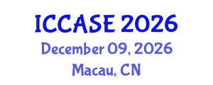 International Conference on Control, Automation and Systems Engineering (ICCASE) December 09, 2026 - Macau, China International Conference on Control, Automation and Systems Engineering (ICCASE) December 09, 2026 - Macau, China