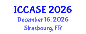 International Conference on Control, Automation and Systems Engineering (ICCASE) December 16, 2026 - Strasbourg, France International Conference on Control, Automation and Systems Engineering (ICCASE) December 16, 2026 - Strasbourg, France