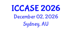 International Conference on Control, Automation and Systems Engineering (ICCASE) December 02, 2026 - Sydney, Australia International Conference on Control, Automation and Systems Engineering (ICCASE) December 02, 2026 - Sydney, Australia