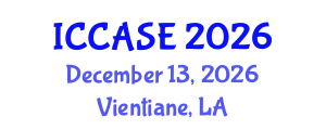 International Conference on Control, Automation and Systems Engineering (ICCASE) December 13, 2026 - Vientiane, Laos International Conference on Control, Automation and Systems Engineering (ICCASE) December 13, 2026 - Vientiane, Laos