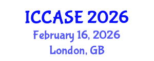 International Conference on Control, Automation and Systems Engineering (ICCASE) February 16, 2026 - London, United Kingdom International Conference on Control, Automation and Systems Engineering (ICCASE) February 16, 2026 - London, United Kingdom