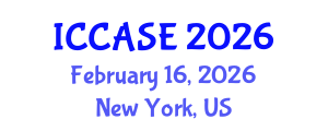 International Conference on Control, Automation and Systems Engineering (ICCASE) February 16, 2026 - New York, United States International Conference on Control, Automation and Systems Engineering (ICCASE) February 16, 2026 - New York, United States