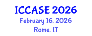 International Conference on Control, Automation and Systems Engineering (ICCASE) February 16, 2026 - Rome, Italy International Conference on Control, Automation and Systems Engineering (ICCASE) February 16, 2026 - Rome, Italy