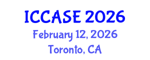 International Conference on Control, Automation and Systems Engineering (ICCASE) February 12, 2026 - Toronto, Canada International Conference on Control, Automation and Systems Engineering (ICCASE) February 12, 2026 - Toronto, Canada