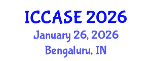 International Conference on Control, Automation and Systems Engineering (ICCASE) January 26, 2026 - Bengaluru, India International Conference on Control, Automation and Systems Engineering (ICCASE) January 26, 2026 - Bengaluru, India