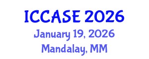 International Conference on Control, Automation and Systems Engineering (ICCASE) January 19, 2026 - Mandalay, Myanmar International Conference on Control, Automation and Systems Engineering (ICCASE) January 19, 2026 - Mandalay, Myanmar