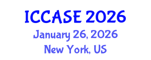 International Conference on Control, Automation and Systems Engineering (ICCASE) January 26, 2026 - New York, United States International Conference on Control, Automation and Systems Engineering (ICCASE) January 26, 2026 - New York, United States