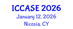 International Conference on Control, Automation and Systems Engineering (ICCASE) January 12, 2026 - Nicosia, Cyprus International Conference on Control, Automation and Systems Engineering (ICCASE) January 12, 2026 - Nicosia, Cyprus