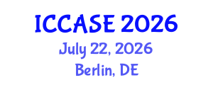 International Conference on Control, Automation and Systems Engineering (ICCASE) July 22, 2026 - Berlin, Germany International Conference on Control, Automation and Systems Engineering (ICCASE) July 22, 2026 - Berlin, Germany