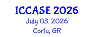 International Conference on Control, Automation and Systems Engineering (ICCASE) July 03, 2026 - Corfu, Greece International Conference on Control, Automation and Systems Engineering (ICCASE) July 03, 2026 - Corfu, Greece