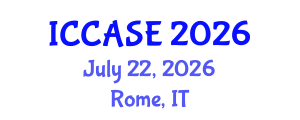 International Conference on Control, Automation and Systems Engineering (ICCASE) July 22, 2026 - Rome, Italy International Conference on Control, Automation and Systems Engineering (ICCASE) July 22, 2026 - Rome, Italy