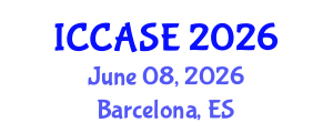 International Conference on Control, Automation and Systems Engineering (ICCASE) June 08, 2026 - Barcelona, Spain International Conference on Control, Automation and Systems Engineering (ICCASE) June 08, 2026 - Barcelona, Spain
