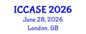 International Conference on Control, Automation and Systems Engineering (ICCASE) June 28, 2026 - London, United Kingdom