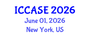 International Conference on Control, Automation and Systems Engineering (ICCASE) June 01, 2026 - New York, United States International Conference on Control, Automation and Systems Engineering (ICCASE) June 01, 2026 - New York, United States