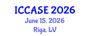 International Conference on Control, Automation and Systems Engineering (ICCASE) June 15, 2026 - Riga, Latvia International Conference on Control, Automation and Systems Engineering (ICCASE) June 15, 2026 - Riga, Latvia