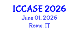 International Conference on Control, Automation and Systems Engineering (ICCASE) June 01, 2026 - Rome, Italy International Conference on Control, Automation and Systems Engineering (ICCASE) June 01, 2026 - Rome, Italy