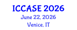 International Conference on Control, Automation and Systems Engineering (ICCASE) June 22, 2026 - Venice, Italy International Conference on Control, Automation and Systems Engineering (ICCASE) June 22, 2026 - Venice, Italy