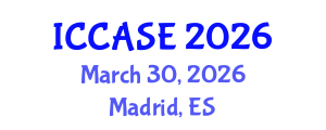 International Conference on Control, Automation and Systems Engineering (ICCASE) March 30, 2026 - Madrid, Spain International Conference on Control, Automation and Systems Engineering (ICCASE) March 30, 2026 - Madrid, Spain