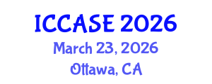 International Conference on Control, Automation and Systems Engineering (ICCASE) March 23, 2026 - Ottawa, Canada International Conference on Control, Automation and Systems Engineering (ICCASE) March 23, 2026 - Ottawa, Canada