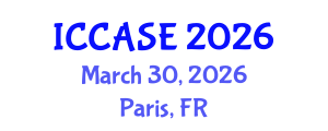 International Conference on Control, Automation and Systems Engineering (ICCASE) March 30, 2026 - Paris, France International Conference on Control, Automation and Systems Engineering (ICCASE) March 30, 2026 - Paris, France