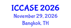 International Conference on Control, Automation and Systems Engineering (ICCASE) November 29, 2026 - Bangkok, Thailand International Conference on Control, Automation and Systems Engineering (ICCASE) November 29, 2026 - Bangkok, Thailand