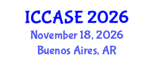 International Conference on Control, Automation and Systems Engineering (ICCASE) November 18, 2026 - Buenos Aires, Argentina International Conference on Control, Automation and Systems Engineering (ICCASE) November 18, 2026 - Buenos Aires, Argentina