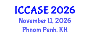 International Conference on Control, Automation and Systems Engineering (ICCASE) November 11, 2026 - Phnom Penh, Cambodia International Conference on Control, Automation and Systems Engineering (ICCASE) November 11, 2026 - Phnom Penh, Cambodia