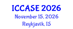 International Conference on Control, Automation and Systems Engineering (ICCASE) November 15, 2026 - Reykjavik, Iceland International Conference on Control, Automation and Systems Engineering (ICCASE) November 15, 2026 - Reykjavik, Iceland