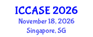 International Conference on Control, Automation and Systems Engineering (ICCASE) November 18, 2026 - Singapore, Singapore International Conference on Control, Automation and Systems Engineering (ICCASE) November 18, 2026 - Singapore, Singapore
