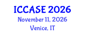 International Conference on Control, Automation and Systems Engineering (ICCASE) November 11, 2026 - Venice, Italy International Conference on Control, Automation and Systems Engineering (ICCASE) November 11, 2026 - Venice, Italy