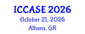 International Conference on Control, Automation and Systems Engineering (ICCASE) October 21, 2026 - Athens, Greece International Conference on Control, Automation and Systems Engineering (ICCASE) October 21, 2026 - Athens, Greece