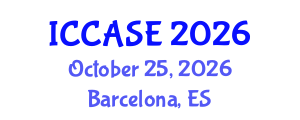 International Conference on Control, Automation and Systems Engineering (ICCASE) October 25, 2026 - Barcelona, Spain International Conference on Control, Automation and Systems Engineering (ICCASE) October 25, 2026 - Barcelona, Spain