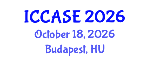 International Conference on Control, Automation and Systems Engineering (ICCASE) October 18, 2026 - Budapest, Hungary International Conference on Control, Automation and Systems Engineering (ICCASE) October 18, 2026 - Budapest, Hungary