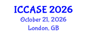 International Conference on Control, Automation and Systems Engineering (ICCASE) October 21, 2026 - London, United Kingdom International Conference on Control, Automation and Systems Engineering (ICCASE) October 21, 2026 - London, United Kingdom