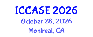 International Conference on Control, Automation and Systems Engineering (ICCASE) October 28, 2026 - Montreal, Canada International Conference on Control, Automation and Systems Engineering (ICCASE) October 28, 2026 - Montreal, Canada