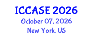 International Conference on Control, Automation and Systems Engineering (ICCASE) October 07, 2026 - New York, United States International Conference on Control, Automation and Systems Engineering (ICCASE) October 07, 2026 - New York, United States