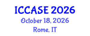 International Conference on Control, Automation and Systems Engineering (ICCASE) October 18, 2026 - Rome, Italy International Conference on Control, Automation and Systems Engineering (ICCASE) October 18, 2026 - Rome, Italy