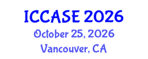 International Conference on Control, Automation and Systems Engineering (ICCASE) October 25, 2026 - Vancouver, Canada International Conference on Control, Automation and Systems Engineering (ICCASE) October 25, 2026 - Vancouver, Canada