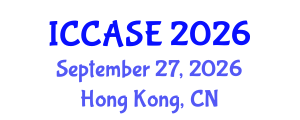 International Conference on Control, Automation and Systems Engineering (ICCASE) September 27, 2026 - Hong Kong, China International Conference on Control, Automation and Systems Engineering (ICCASE) September 27, 2026 - Hong Kong, China