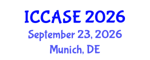 International Conference on Control, Automation and Systems Engineering (ICCASE) September 23, 2026 - Munich, Germany International Conference on Control, Automation and Systems Engineering (ICCASE) September 23, 2026 - Munich, Germany